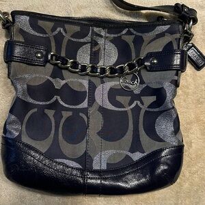 Blue Coach Crossbody Bag
